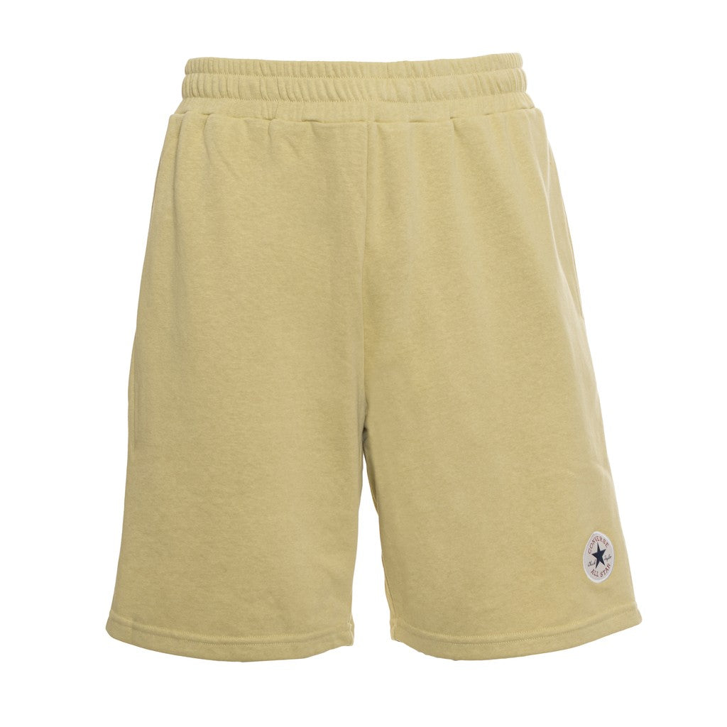 Converse Bermuda short met trekkoord en logo – Khaki