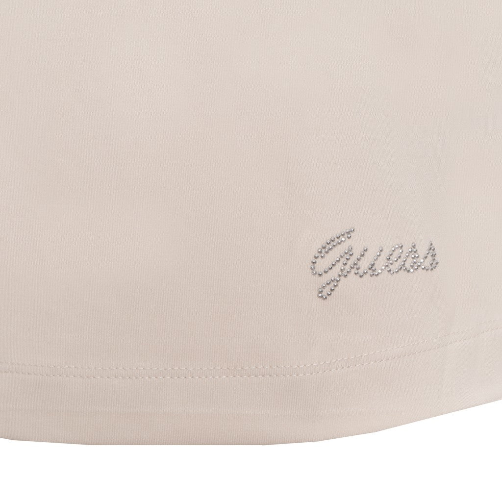 Guess Effen T-shirt met logo – Beige