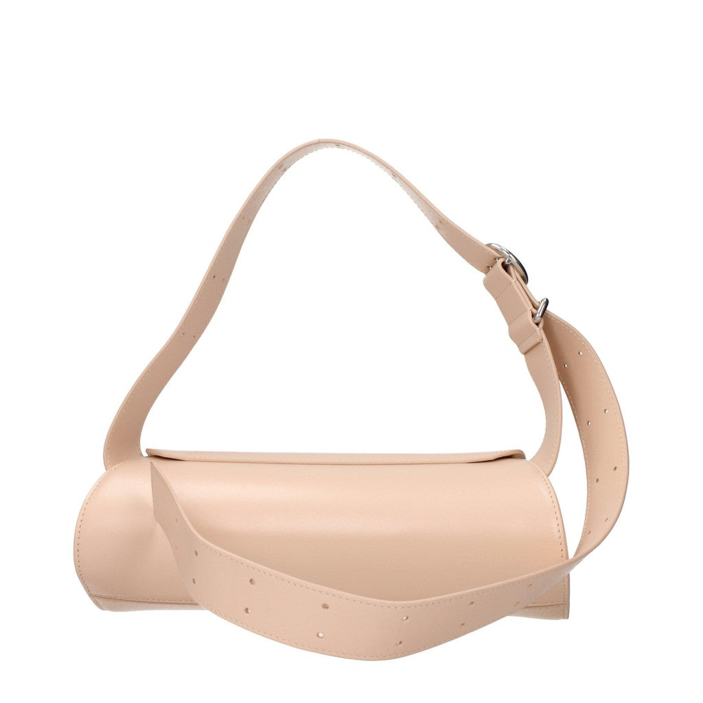 Jil Sander Cannolo Small Crossbodytas met kaartvak – Perzik