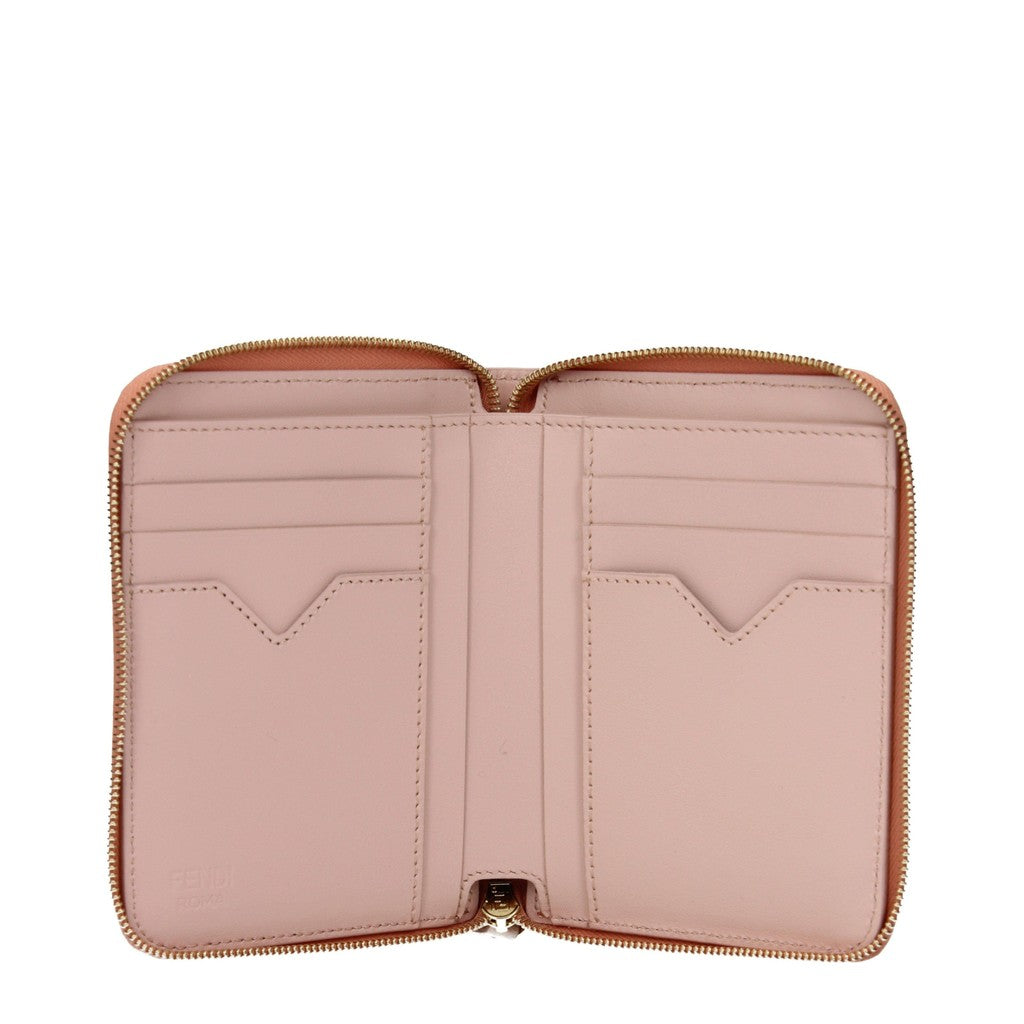 Fendi Compacte portemonnee met vijf vakken – Roze
