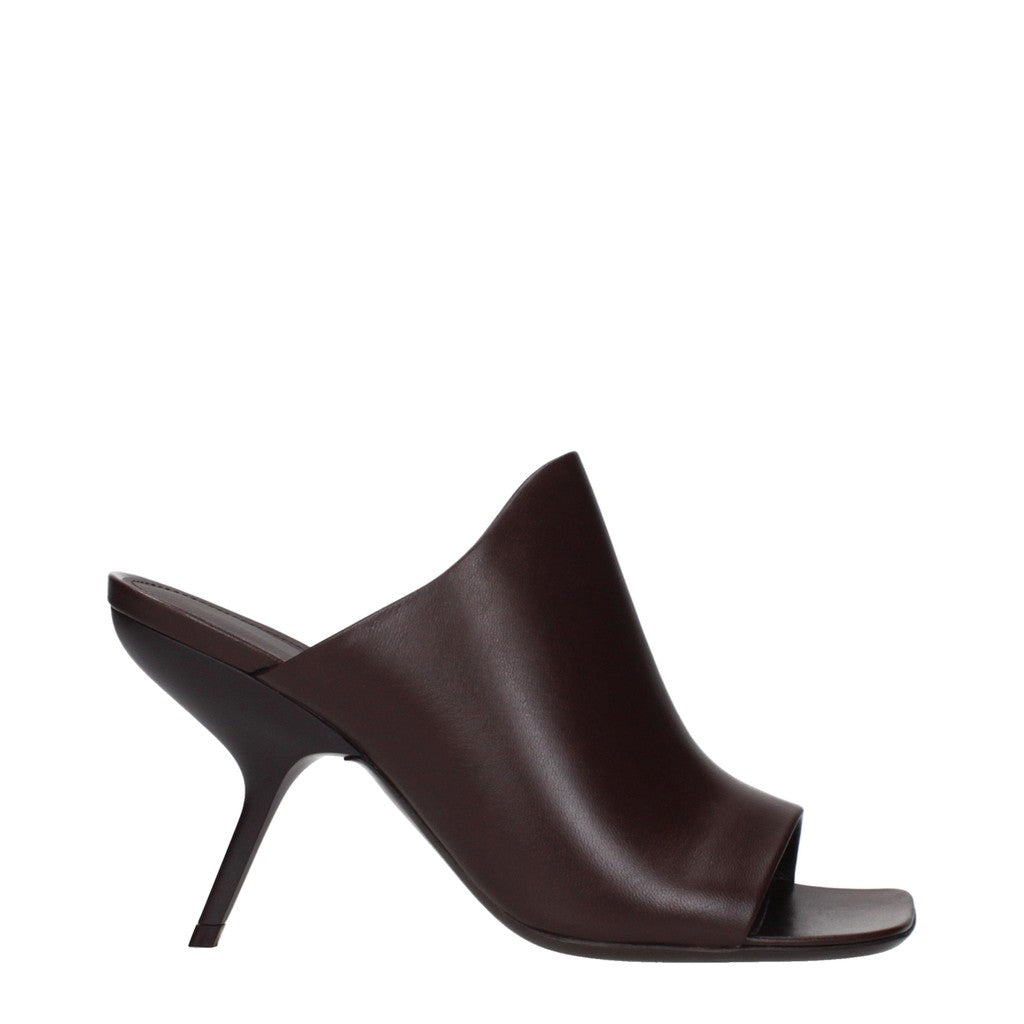 Salvatore Ferragamo Era Sandalen met hak en open teen – Bruin