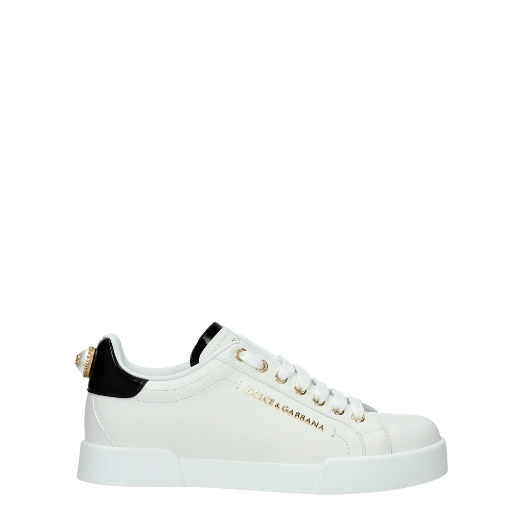 Dolce & Gabbana Portofino Sneakers – Wit / Zwart
