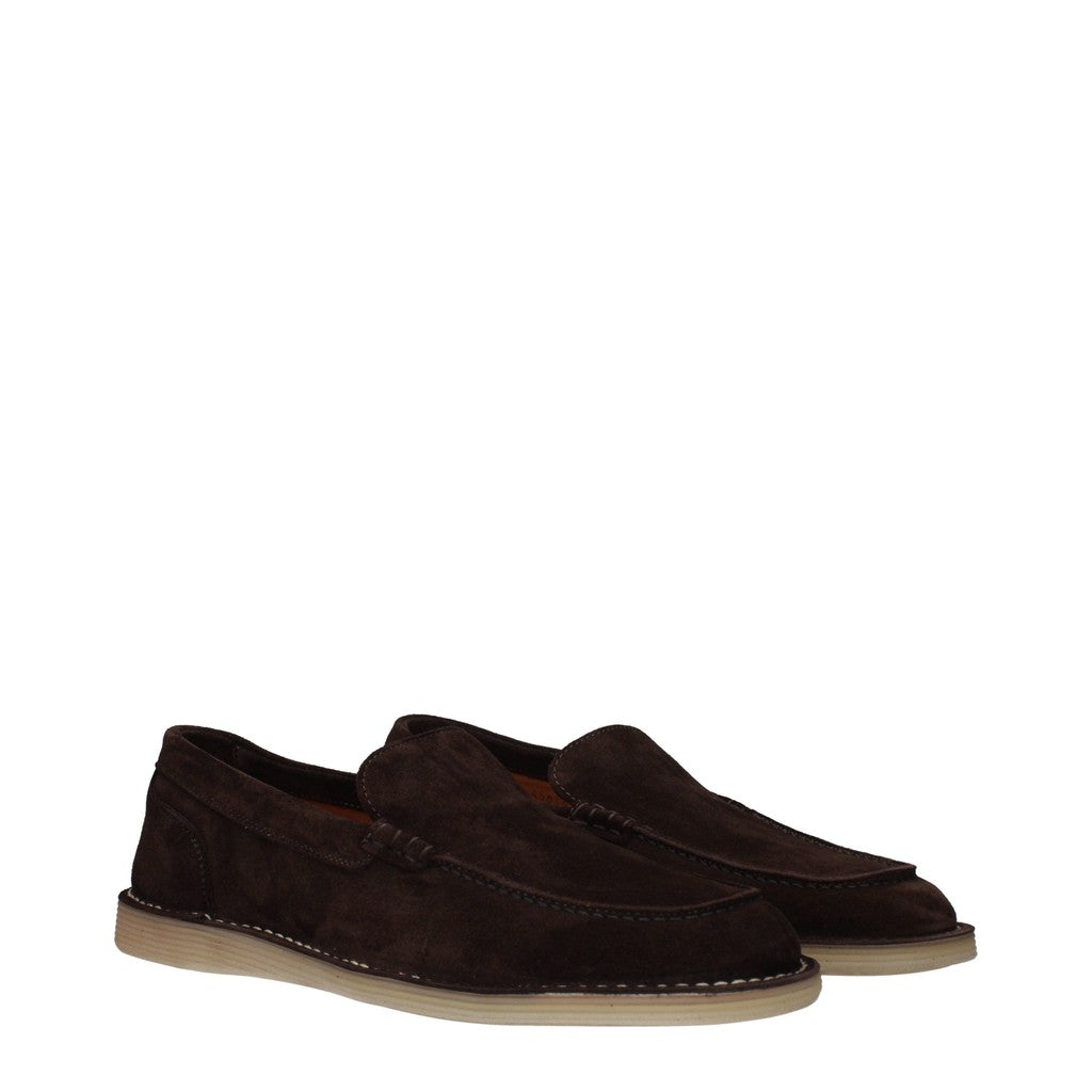 Dolce & Gabbana Loafers met rubberen zool – Donkerbruin
