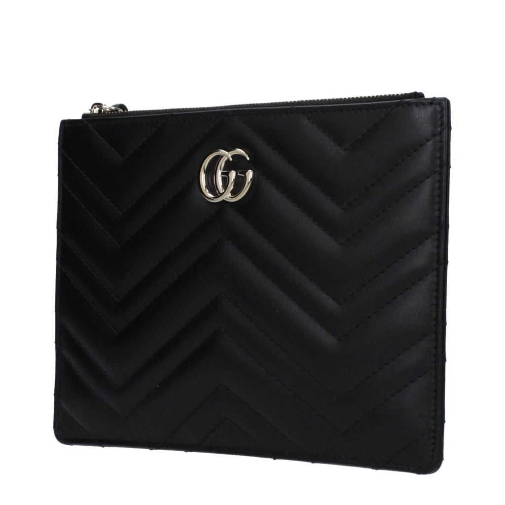 Gucci Clutch met ritssluiting en kaartvakken – Zwart