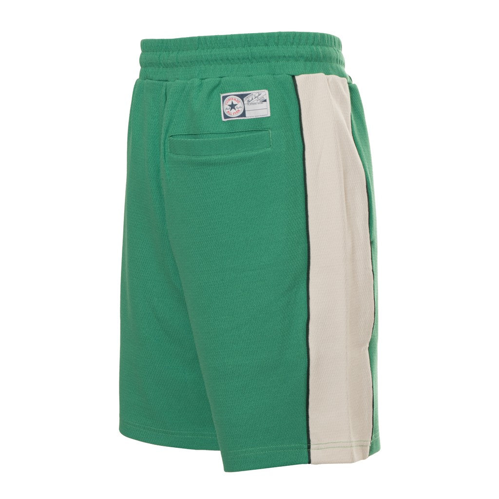 Converse Tweekleurige bermuda short met trekkoord – Groen