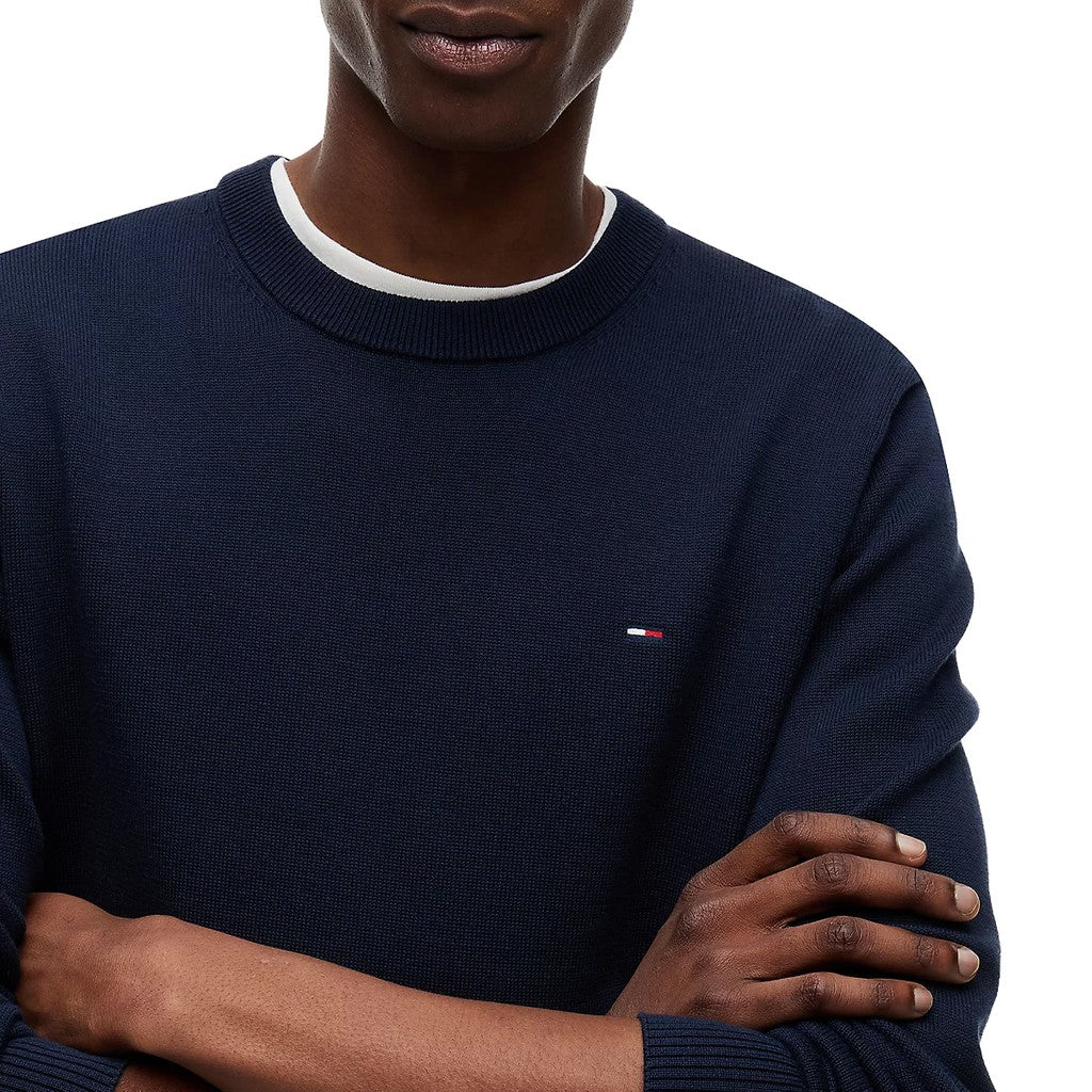 Tommy Jeans Slim Fit Lichte trui – Marineblauw