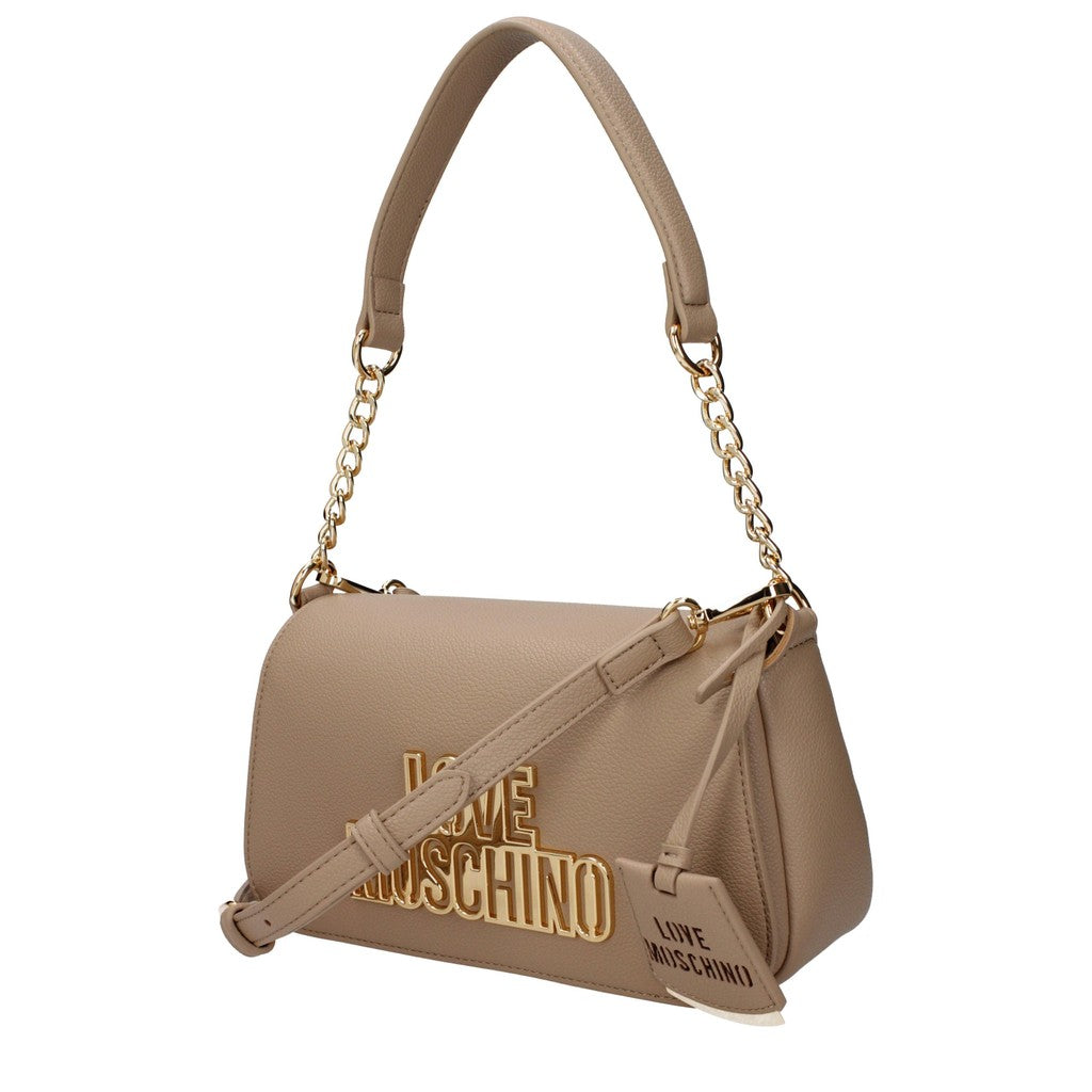 Love Moschino Crossbodytas met schouderband – Beige