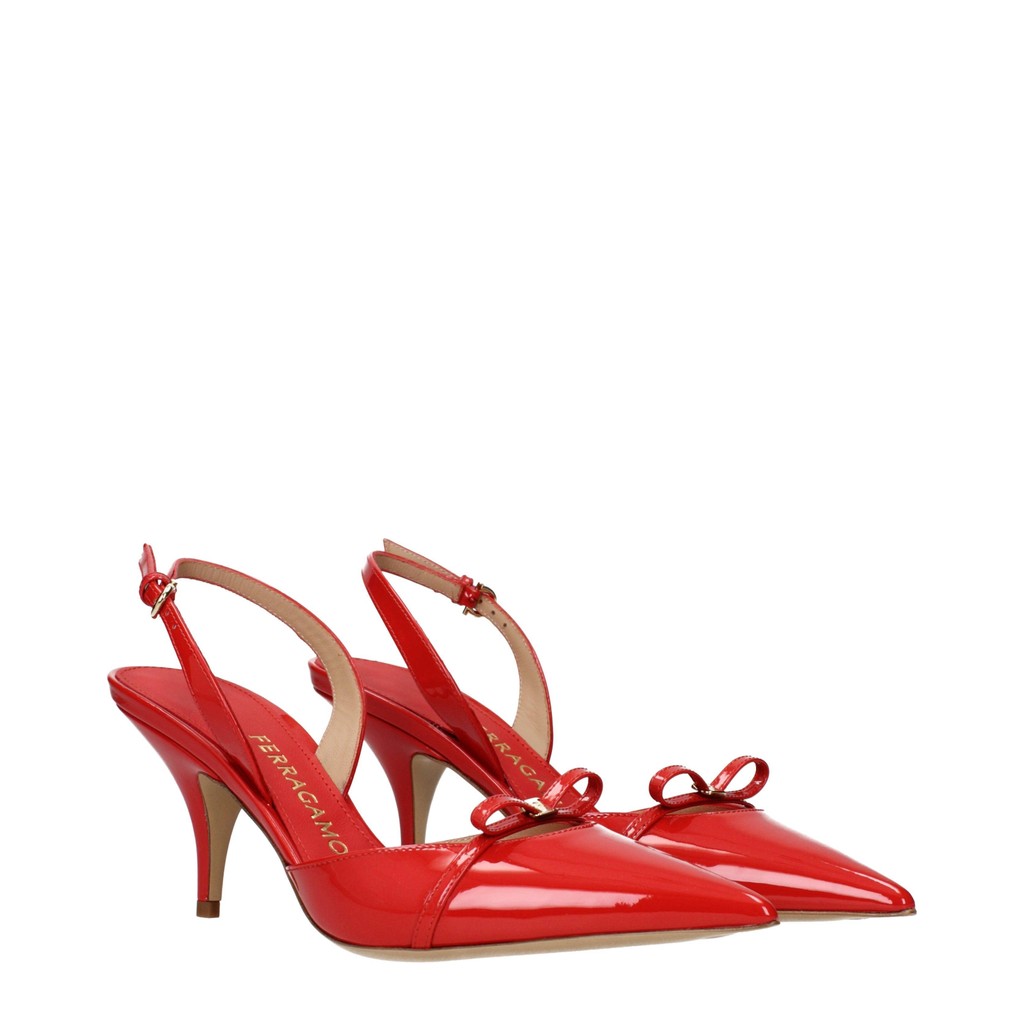 Salvatore Ferragamo Gylla Pumps – Rood
