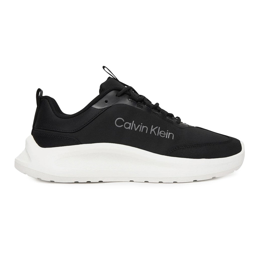 Calvin Klein Tweekleurige sneakers met rubberen zool – Zwart / Wit