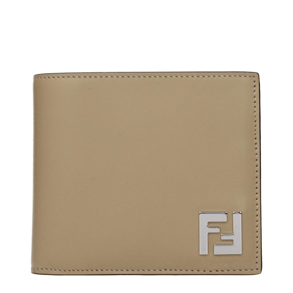 Fendi Portemonnee met acht kaartvakken en vier vakken – Beige