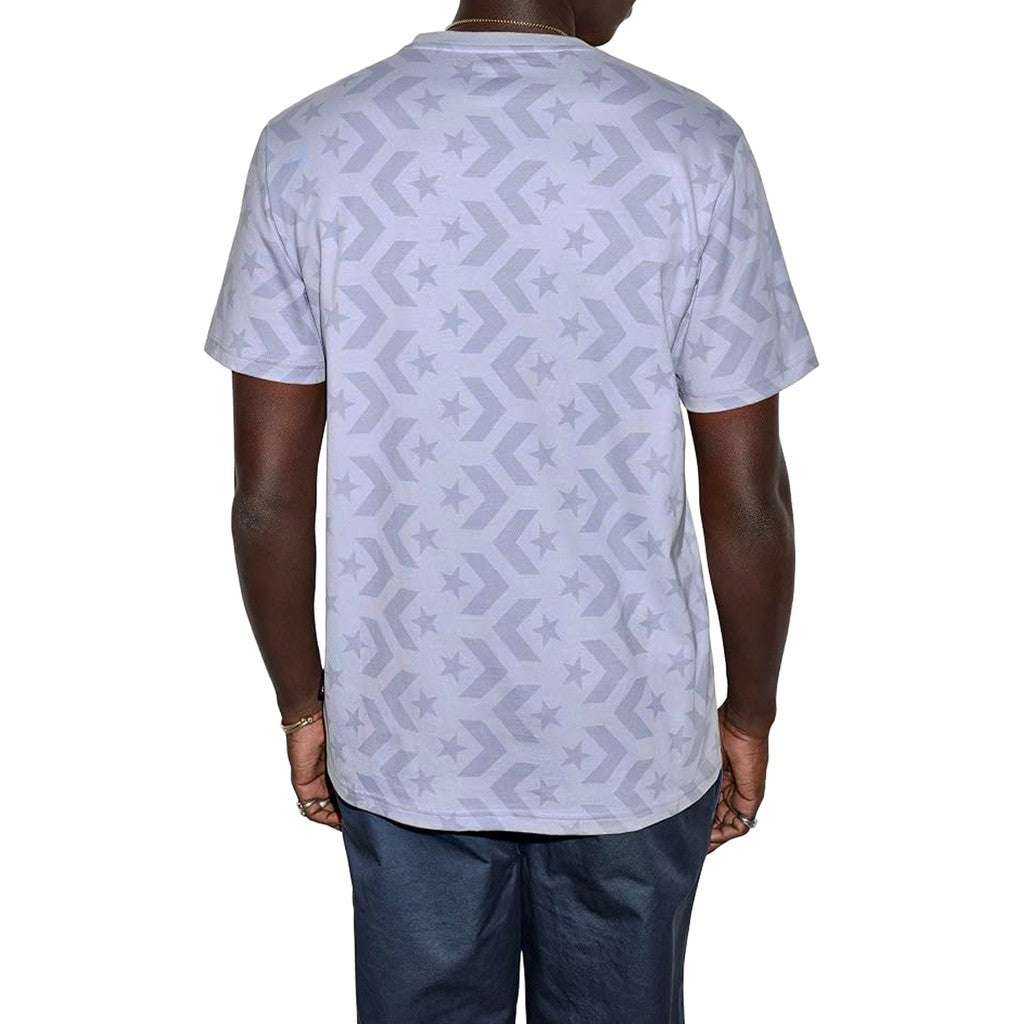 Converse Tweekleurig T-shirt met geborduurd logo – Paars