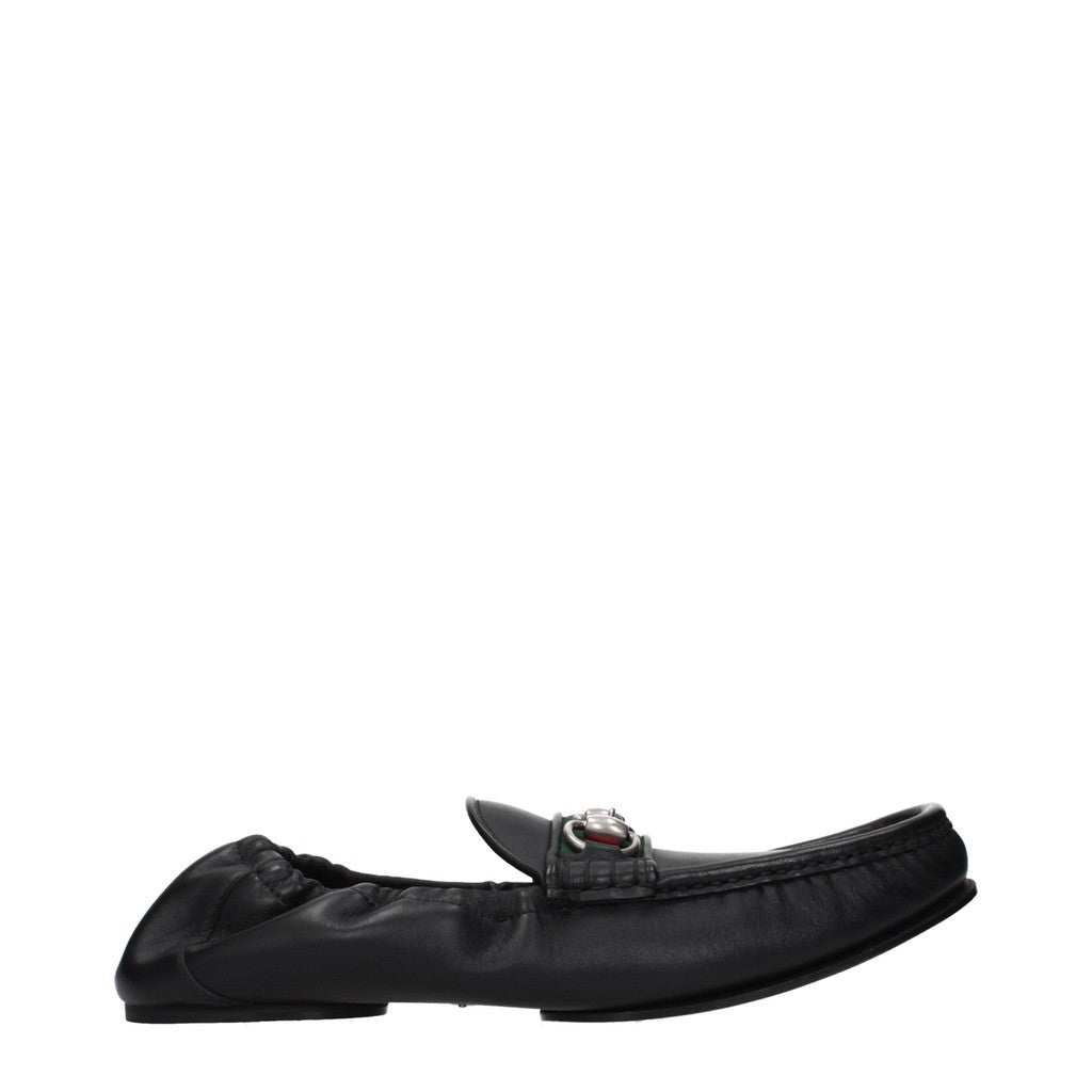 Gucci Herenloafers met leren zool – Zwart