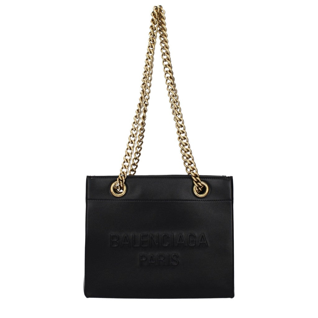 Balenciaga Handtas met goudkleurige details – Zwart