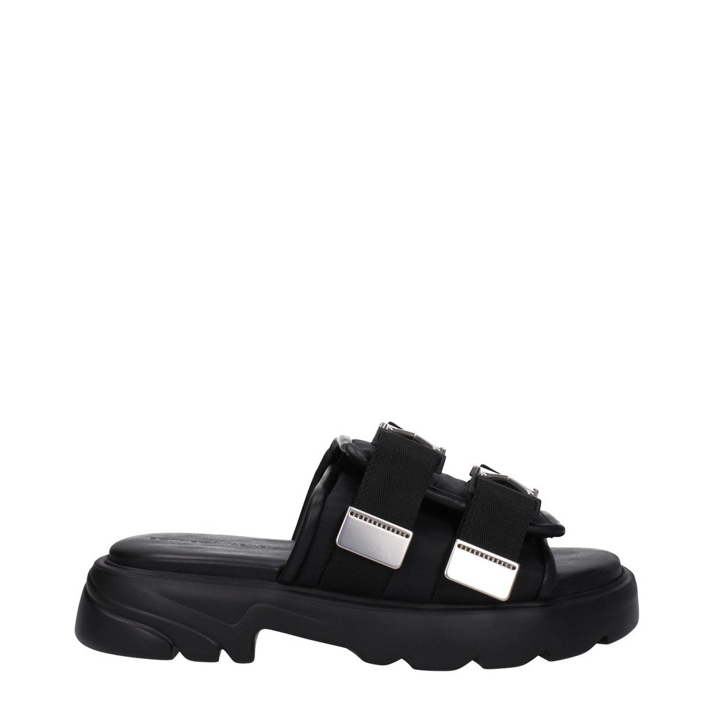 Bottega Veneta Herensandalen met klittenband – Zwart
