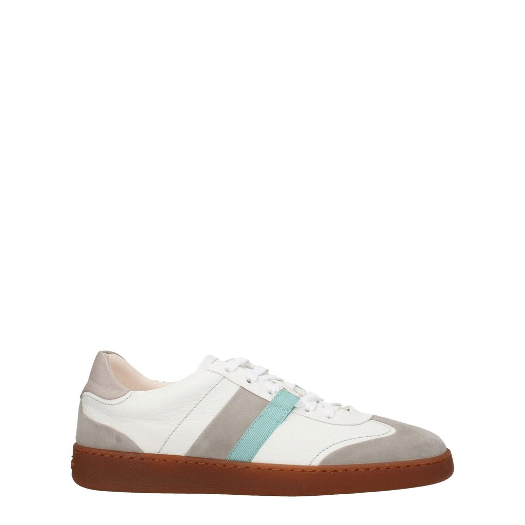Salvatore Ferragamo Garda Low Sneakers – Wit / Grijs