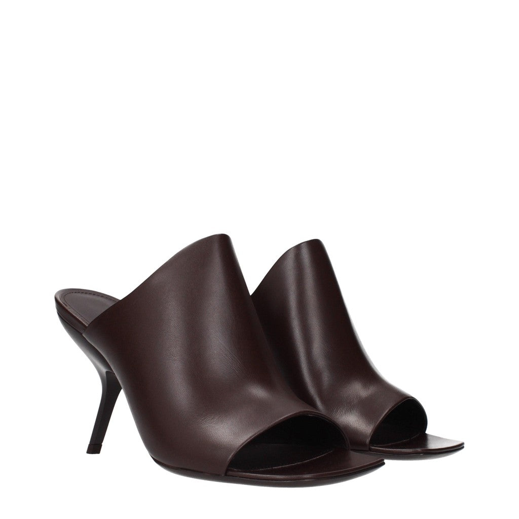 Salvatore Ferragamo Era Sandalen met hak en open teen – Bruin