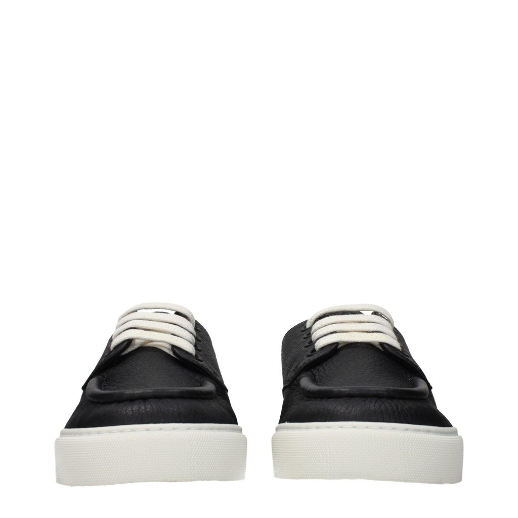Prada Leren sneakers – Zwart