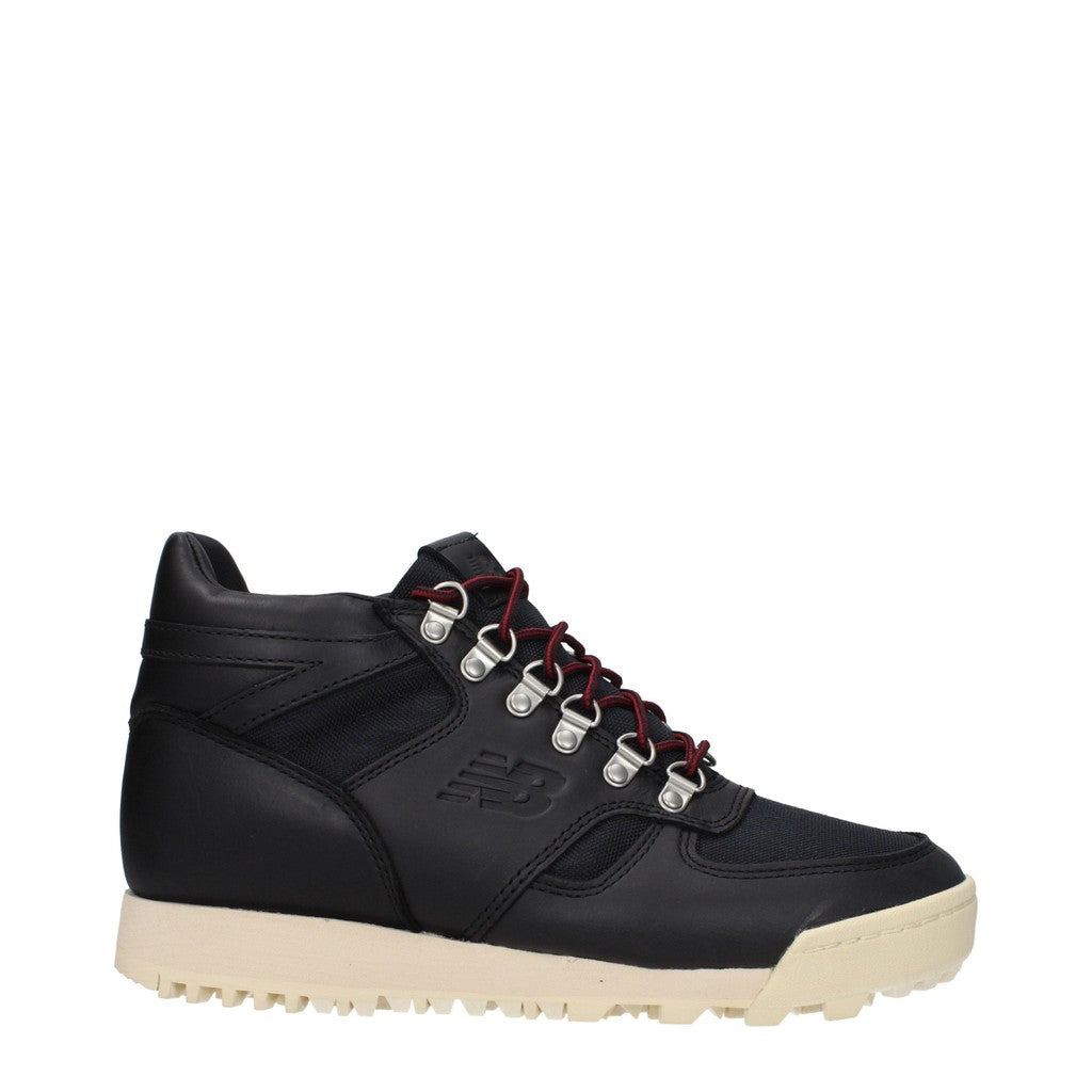 New Balance Leren sneakers met rubberen zool – Zwart