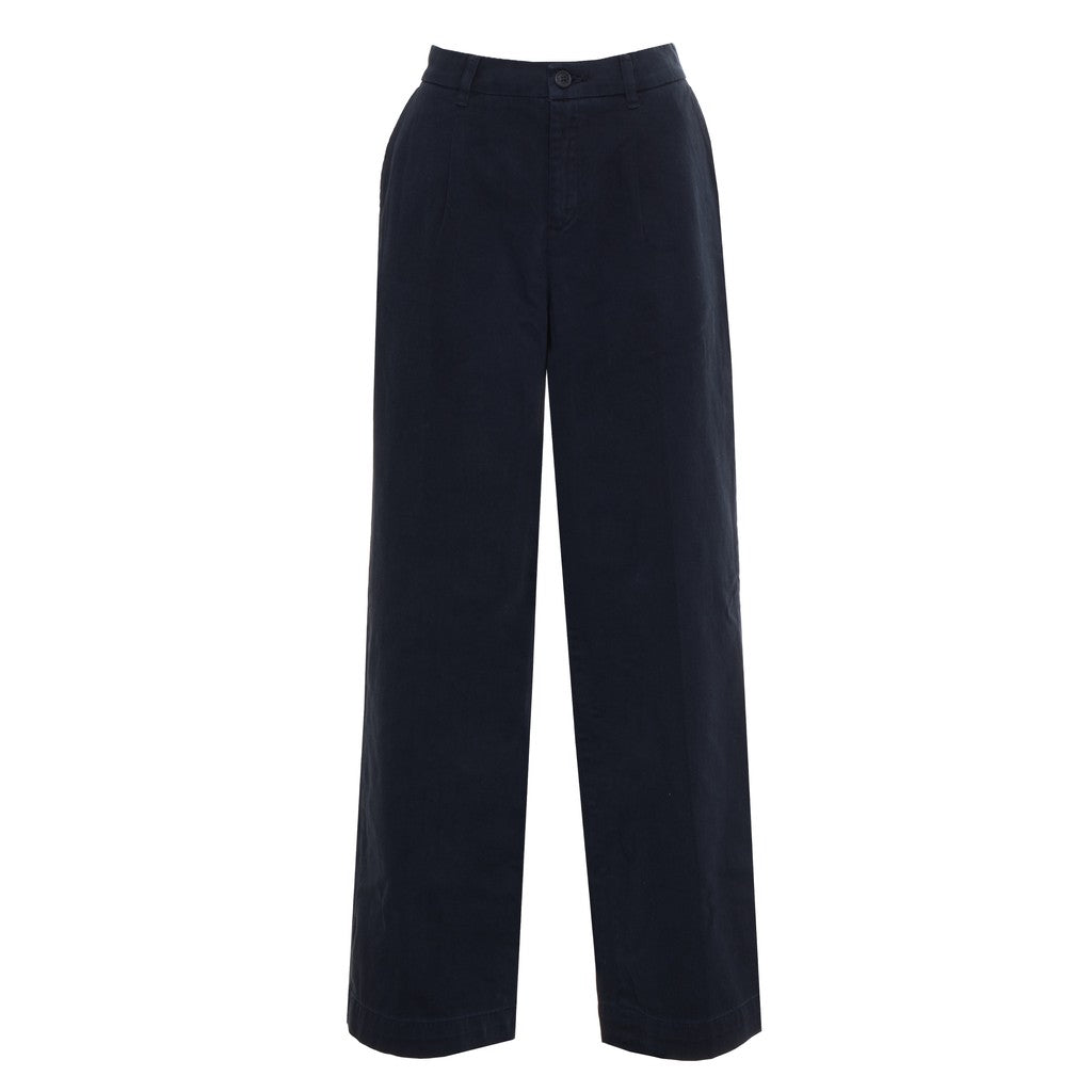 Guess Broek met vier zakken en logo – Marineblauw