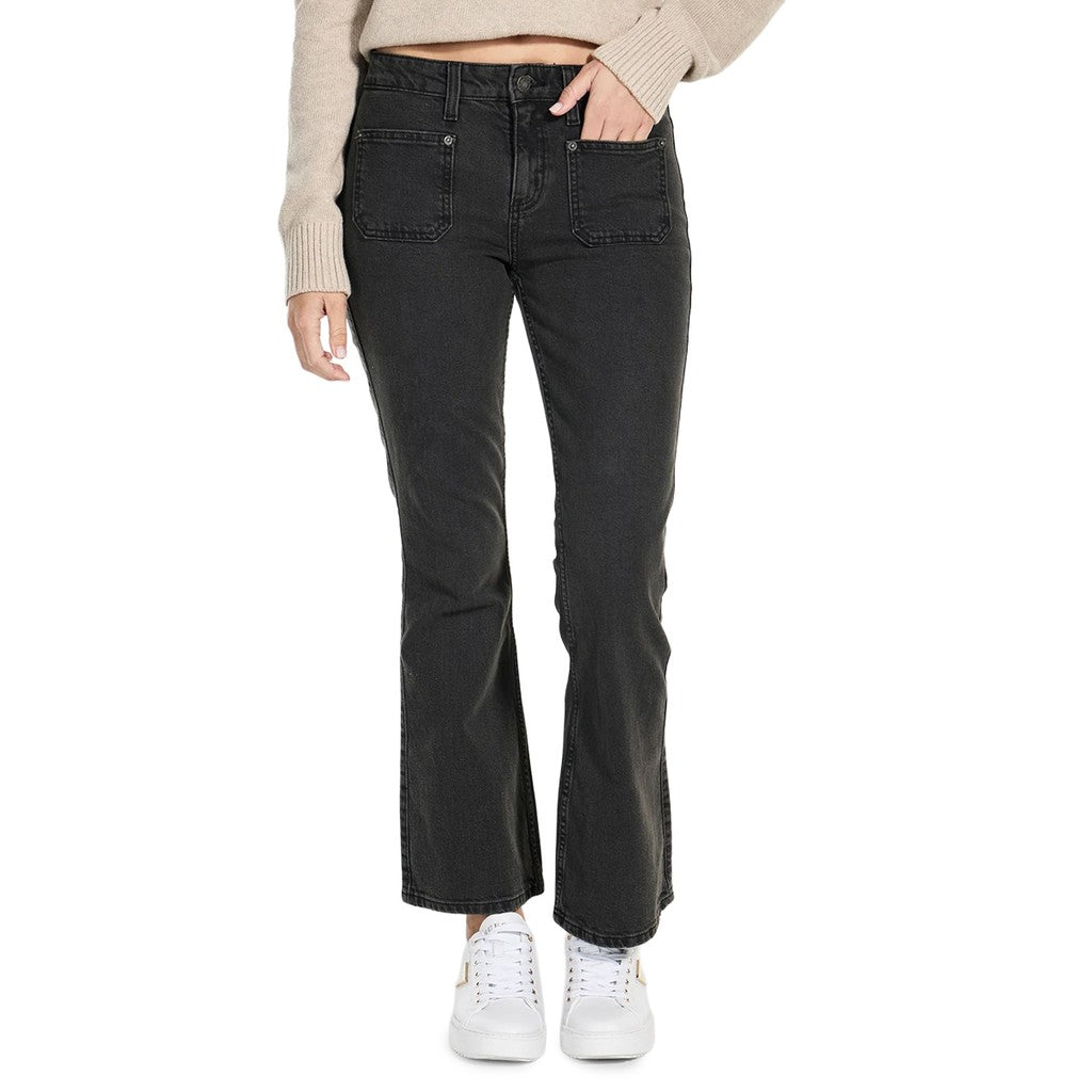 Guess Jeans met logo en vier zakken – Zwart