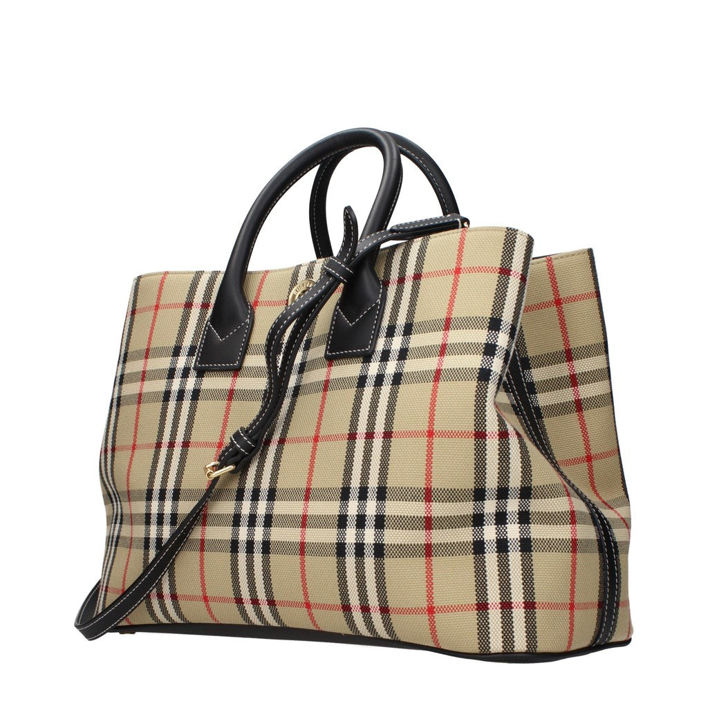 Burberry Check Handtas – Beige