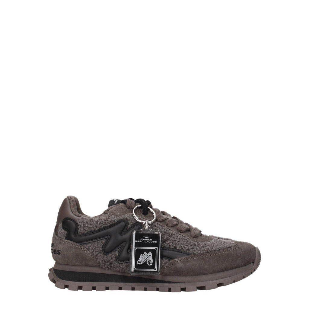 Marc Jacobs Sneakers met bont – Grijs