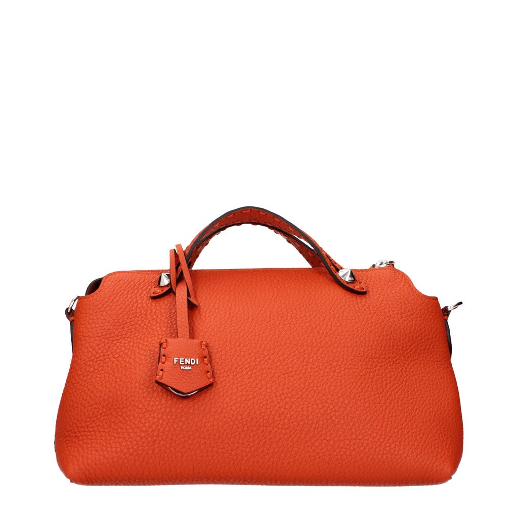 Fendi By The Way Handtas Medium met ritssluiting – Oranje