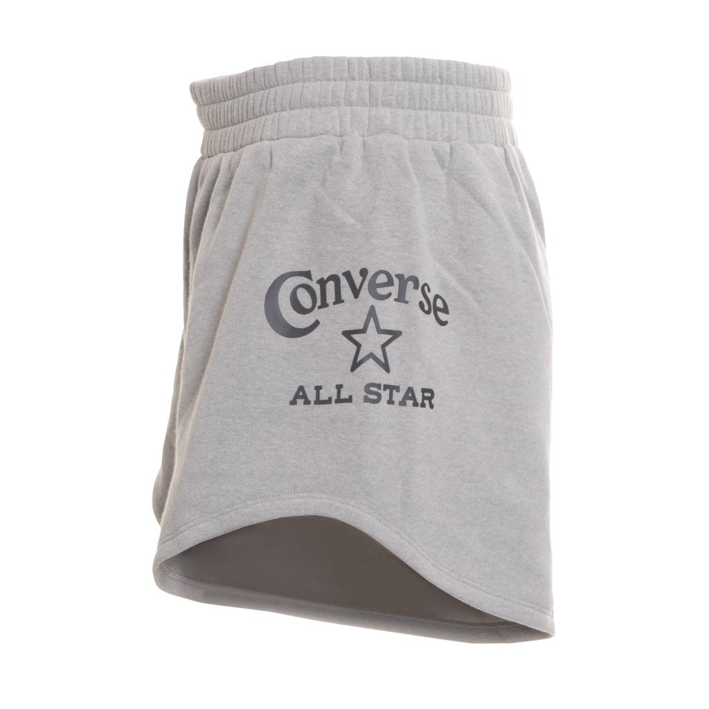 Converse Effen short met bedrukt logo – Grijs