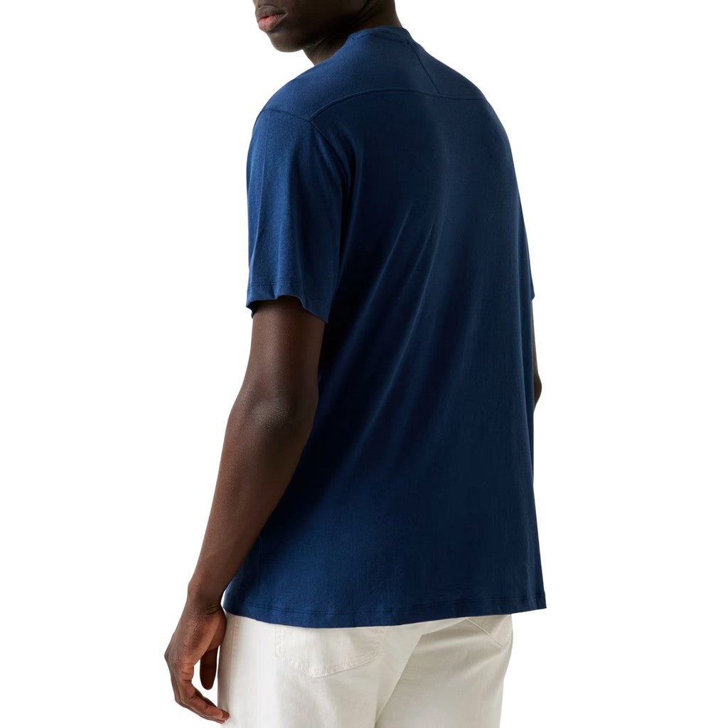 Guess T-shirt met logoprint Heren – Blauw