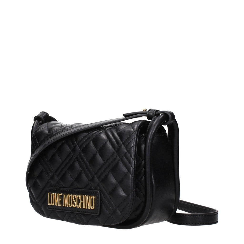 Love Moschino Kleine crossbodytas – Zwart / Goud
