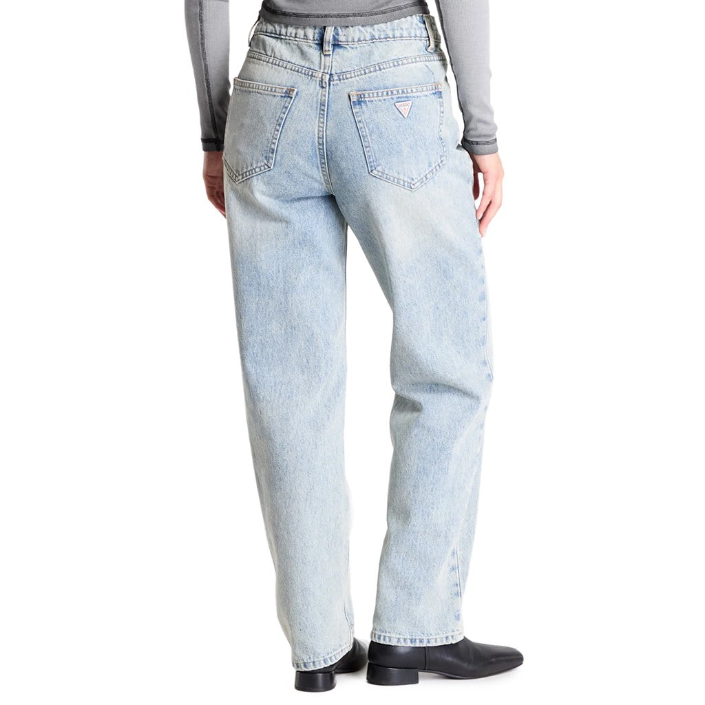 Guess Jeans met logo en vijf zakken – Lichtblauw