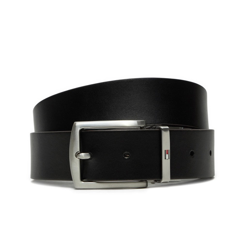 Tommy Hilfiger Leren riem Heren – Zwart / Bruin