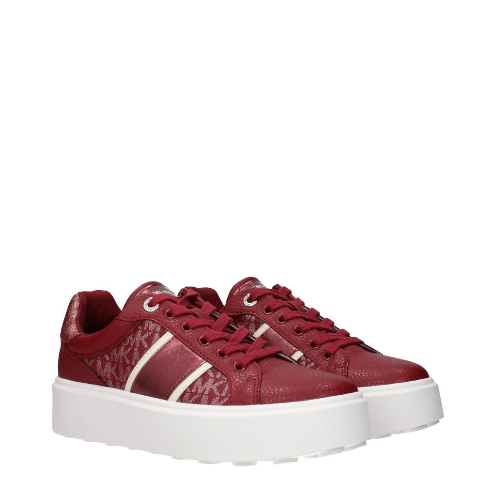 Michael Kors Romey Sneakers met vetersluiting – Rood