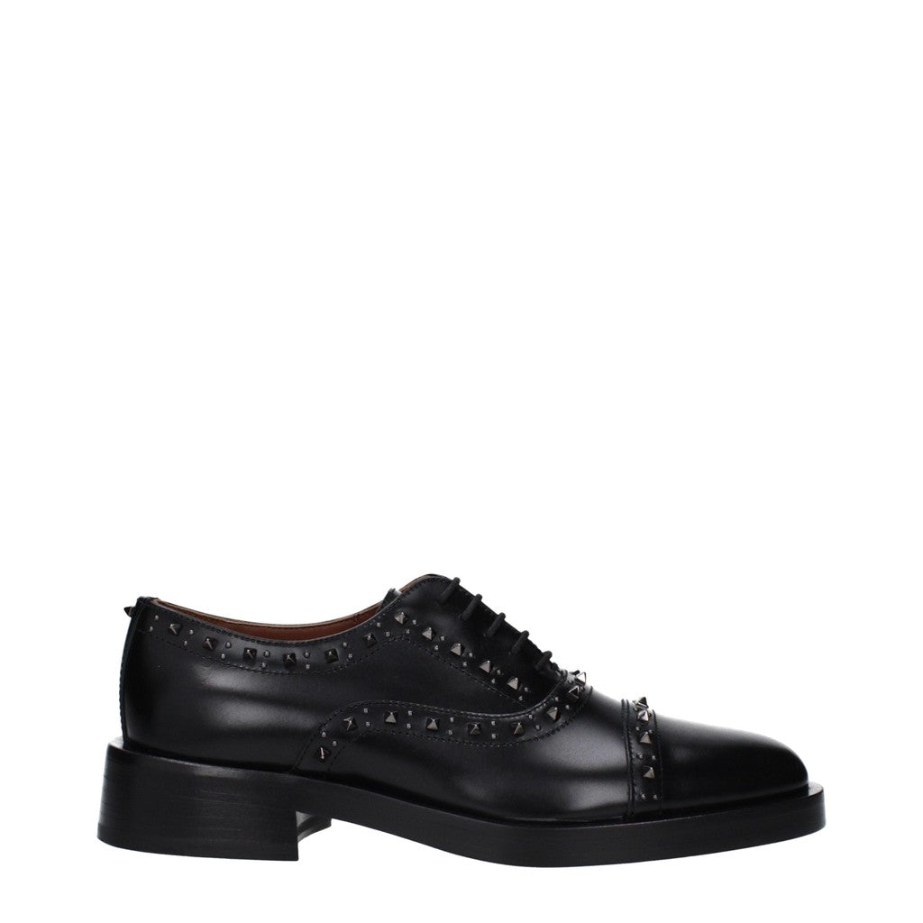 Valentino Garavani Gentleglam Veterschoenen met leren zool – Zwart