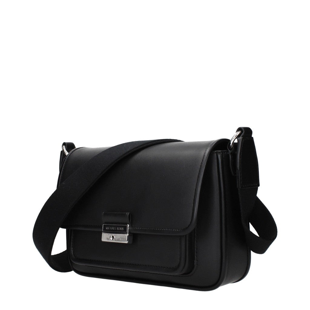 Michael Kors Bradshaw Crossbodytas met magneetknoop – Zwart