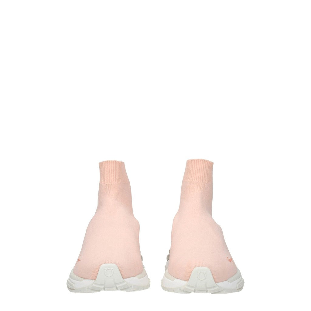 Salvatore Ferragamo Ninette Sneakers van stof – Roze
