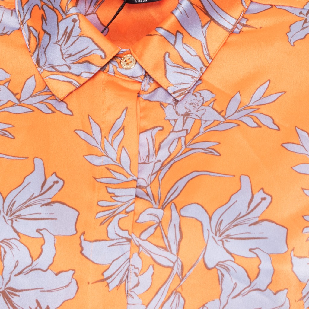 Guess Overhemd met bloemenprint en klassieke kraag – Meerkleurig