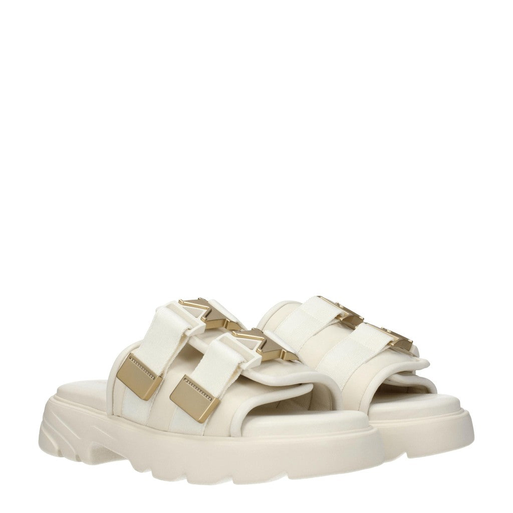 Bottega Veneta Herensandalen met klittenband – Beige