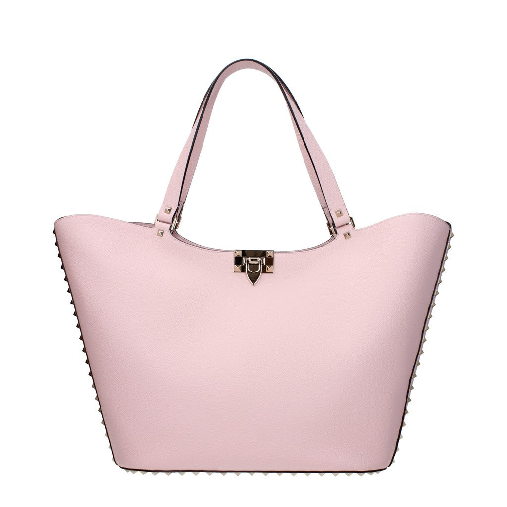 Valentino Garavani Rockstud Shopper met goudkleurige details – Roze
