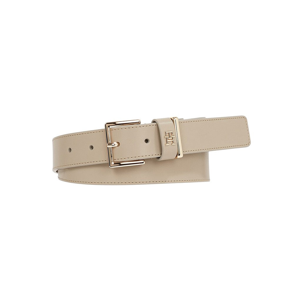 Tommy Hilfiger Leren riem Dames – Beige