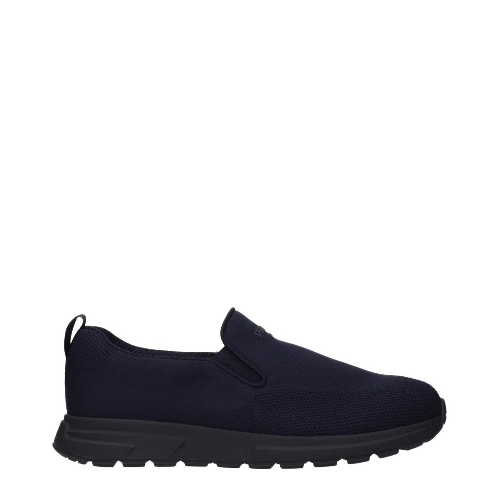 Prada Gebreide slip-on sneakers – Blauw