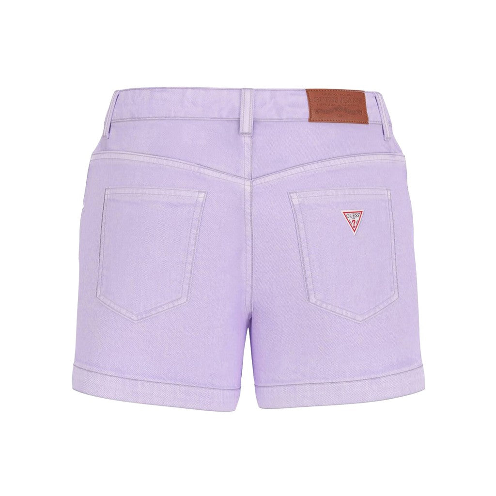 Guess Short met zakken en sluiting met rits en knoop – Lila