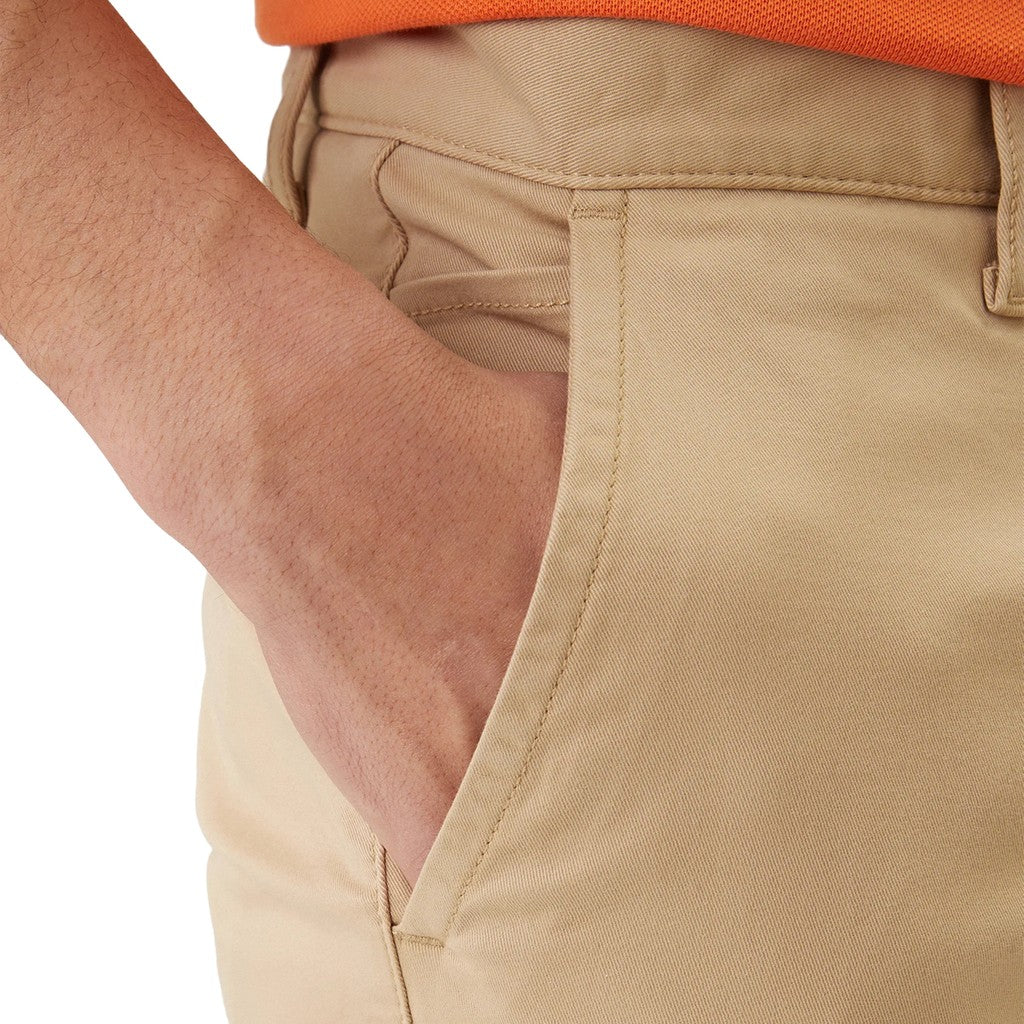 Tommy Hilfiger Slim fit bermuda short met logo – Beige