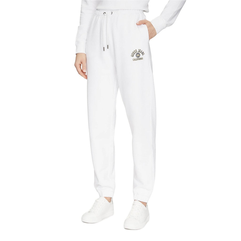 Guess Broek met trekkoord en twee zakken – Wit