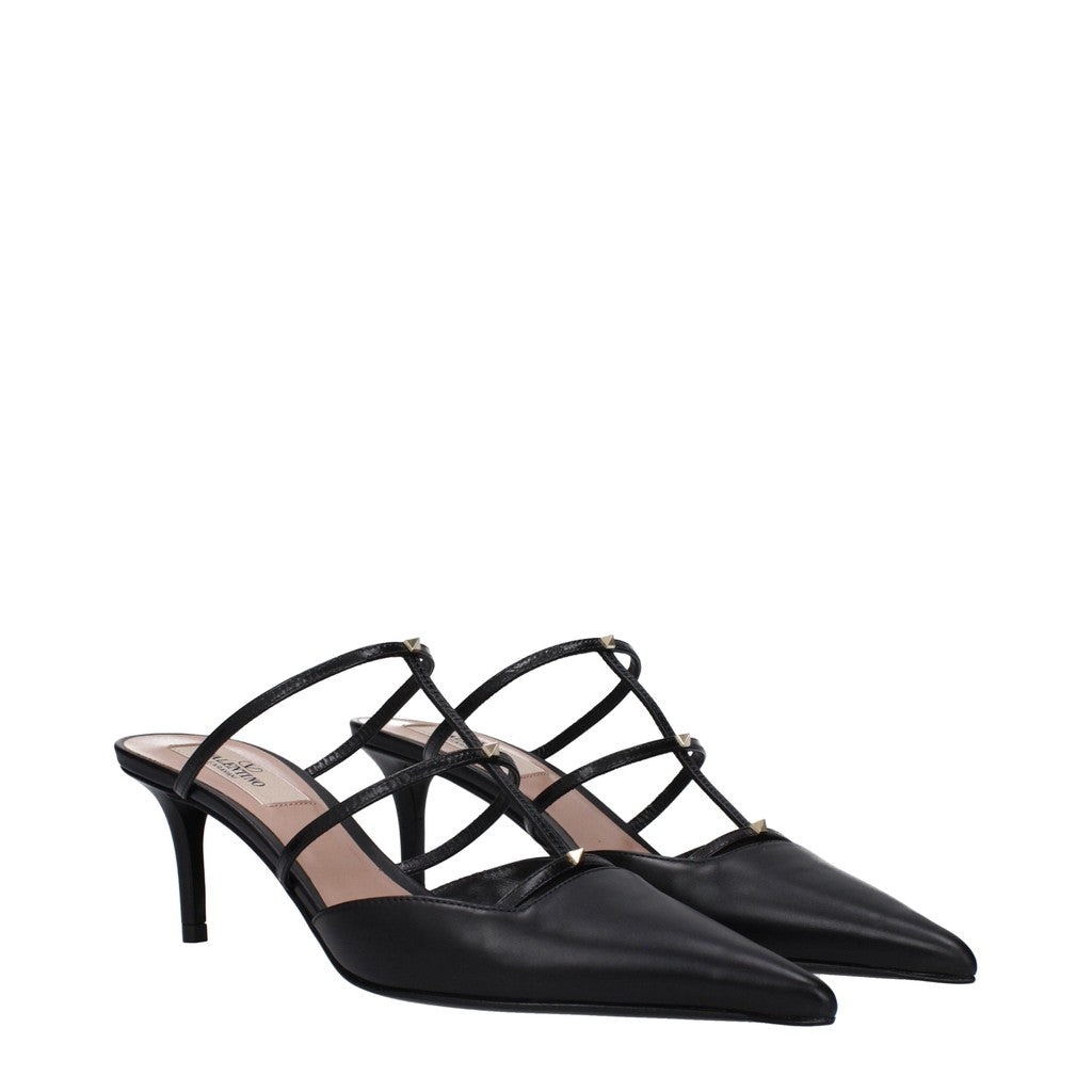 Valentino Garavani Rockstud Mules – Zwart