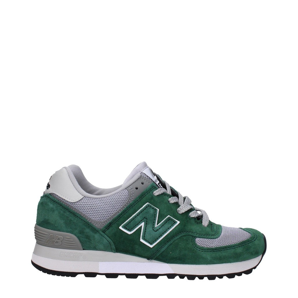 New Balance 576 Sneakers van stof en suède – Groen / Grijs