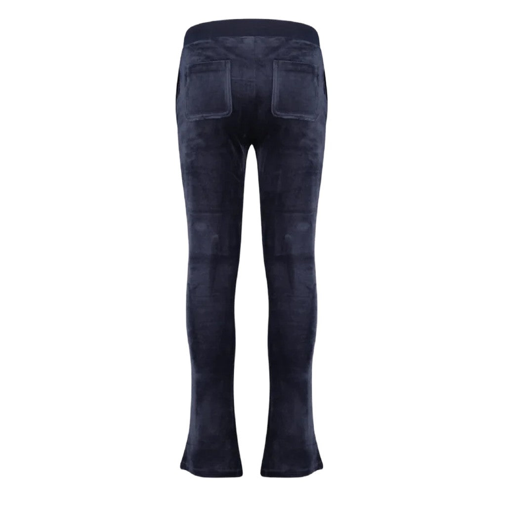 Juicy Couture Kids Chenille bootcut broek – Marineblauw