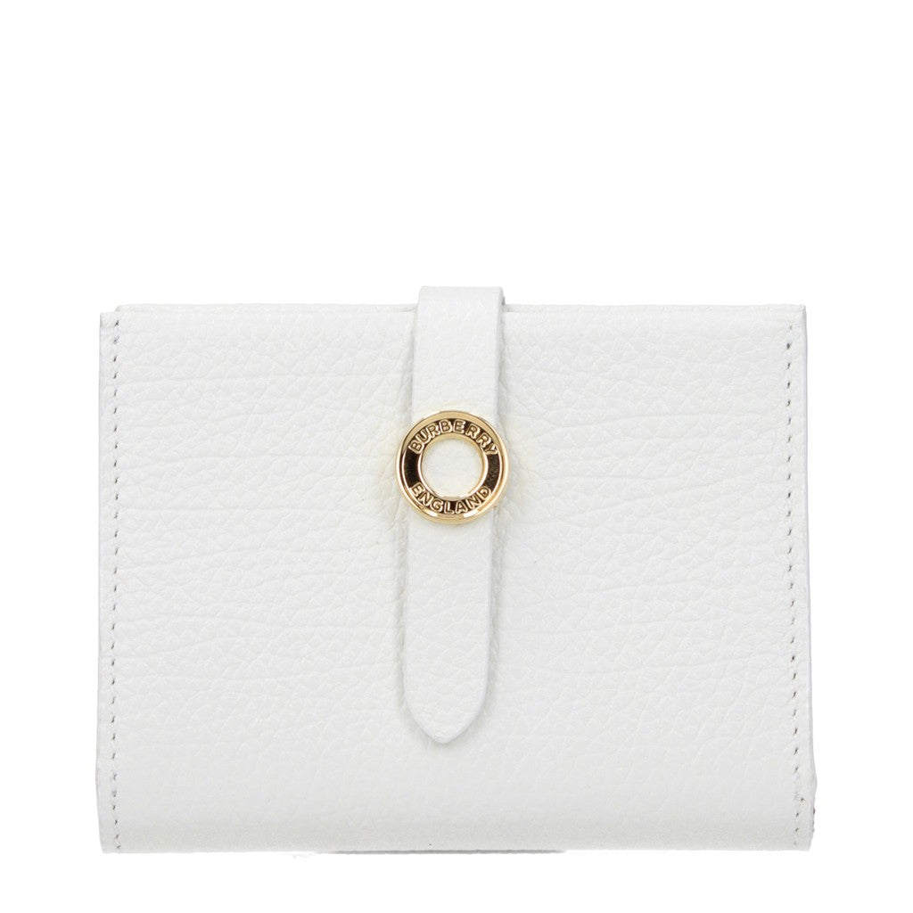 Burberry Leren Portemonnee – Wit