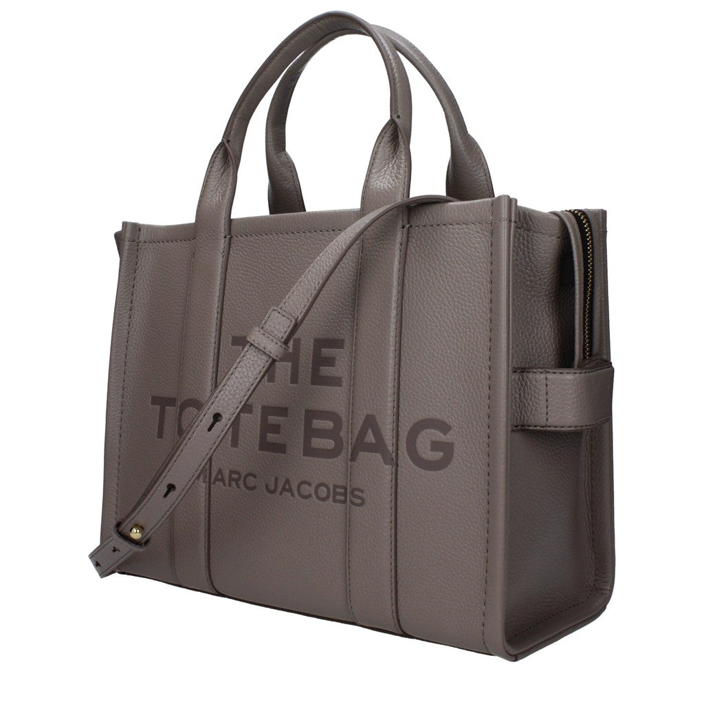 Marc Jacobs The Tote Shopper van leer – Grijs