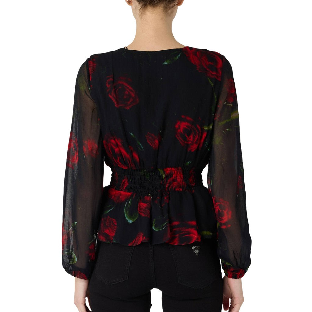 Guess Blouse met bloemendessin en lange mouwen – Meerkleurig